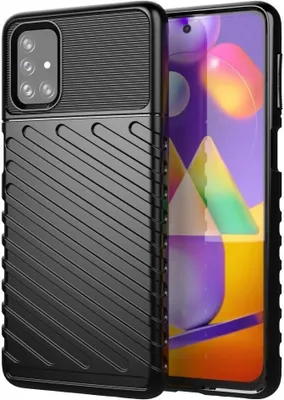 Produktbild von cofi1453® Hybrid Armor Etui SchutzHülle Thunder Case Bumper Cover Handyhülle Matt Hülle Robust Rutschfest für Samsung Galaxy A52s 5G (A528B)