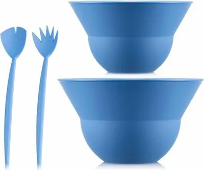 Image de Set de 2 saladiers (3 l et 4,9 l) avec couverts à salade - BODUM - Topee - Matisse