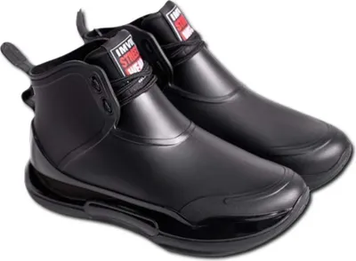 Produktbild von INF Schwarze PVC Regenstiefel für Damen und Herren, rutschfest, sportlich, Größe 40 bis 44 43