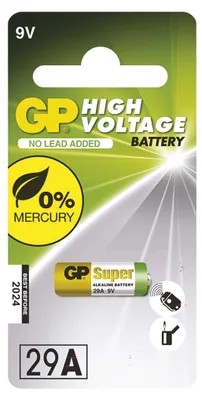 Alkalická speciální baterie GP 29AF (A32, L822) 9 V, 1 ks