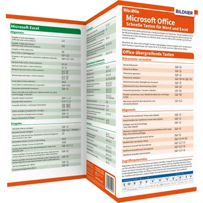 Produktbild von Microsoft-Office - Schnelle Tasten für Word und Excel
