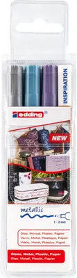 Image de Lot de marqueurs à vernis brillant edding n° 1