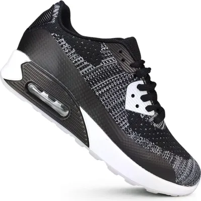 Produktbild von Damen Jugend Sneaker Sportschuhe Freizeit Turnschuhe Leicht Fara Air Max Schwarz Gr.36