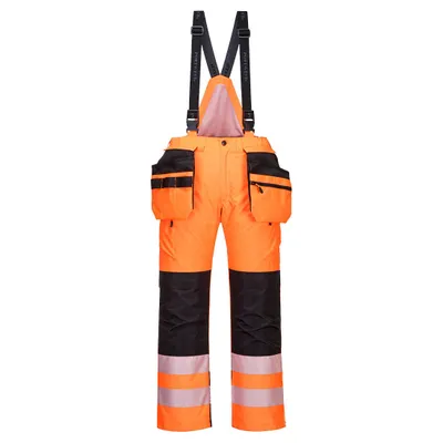 Obrázok produktu pre Portwest PW351 PW3 Zimné nohavice s vysokou viditeľnosťou oranžová/čierna veľkosť M