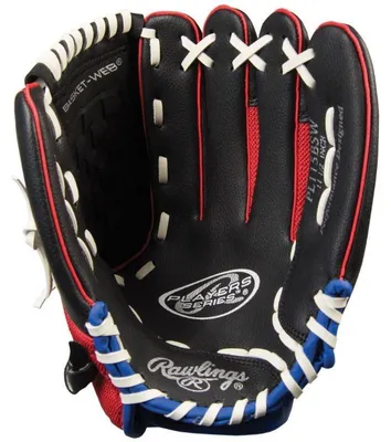 Obrázek produktu pro Baseballová rukavice Rawlings PL115BSW z vinylu pro tee ball, 11,5 palce | Pro leváky