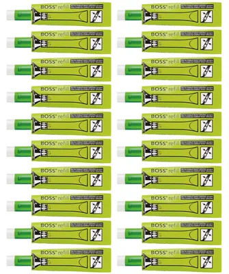 Produktbild von STABILO Tinte zum Nachfüllen -  BOSS ORIGINAL Refill - 20er Pack - grün