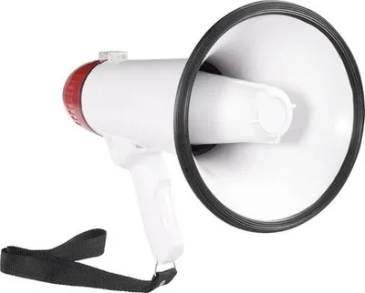 Image de SpeaKa Professional XB-11SR Mégaphone avec ceinture de maintien, fonction d'enregistrement