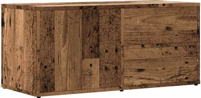 Produktbild von vidaXL TV-Schrank Altholz-Optik 80x34x35,5 cm Holzwerkstoff