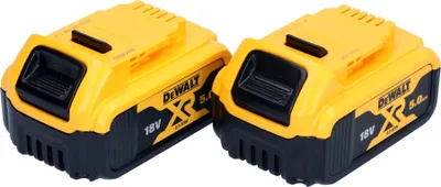 Zdjęcie produktu dla Zestaw akumulatorów DeWalt DCB 184 P2 2x 18 V 5,0 Ah / 5000 mAh Li-Ion XR