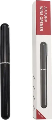 Produktbild von INF Schwarzer Weinöffner – Weinöffner mit Luftdruck Schwarz