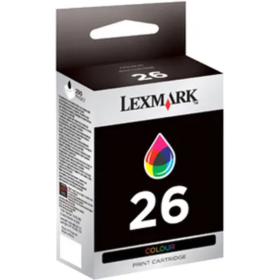 Produktbild von Lexmark #26 / 10N0026E Color Print Cartridge, Cyan, Magenta, Gelb, Tintenstrahl, 50 g, 3072 Stück(e), 68 x 36 x 97 mm