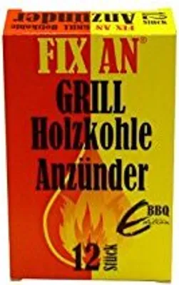 Produktbild von Till Grill Holzkohle Anzünder FIX AN Anzünderiegel Geruchsarm 12 Stück