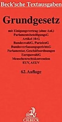 Produktbild von Grundgesetz für die Bundesrepublik Deutschland