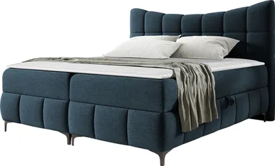 Produktbild von MIRJAN24 Boxspringbett mit zwei Bettkästen Nova, Ehebett, Doppelbett mit Topper, Härtegrad H3 (Farbe: Freya 210.28, Größe: 160x200 cm)