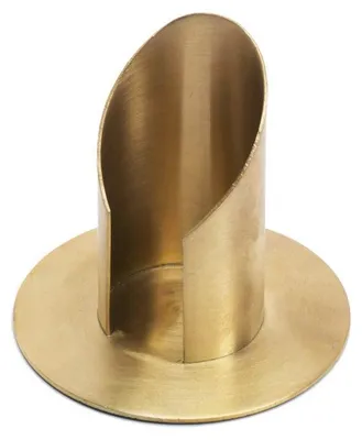 Kerzenhalter 8 cm, Messing, Gold, für Kerzen Ø 4 cm