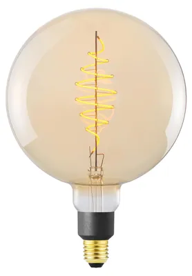 Produktbild von SYLVANIA Glühbirne E27 Vintage | Retro LED dimmbar | Warmweiß 2000K mit Fillament | Kugel Form | Leuchtmittel mit App, Alexa, Siri steuerbar