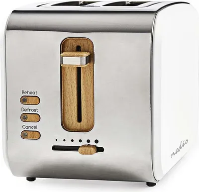 Produktbild von Toaster | Soft Touch Serie | 2 Steckplätze | Bräunungsstufen: 6 | Auftaufunktion | Weiss