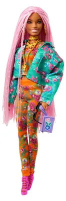 Obrázek produktu pro Barbie Extra Moda - Panenka Pink Braids #10 s doplňky GXF09