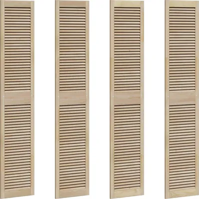 Obrázok produktu pre Skříňové dvere s dverami 4 pcs Prírodná 201 x 2,1 x 39,5 cm