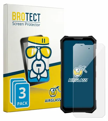 Produktbild von 3x BROTECT Schutzglas für Doogee V50 Schutzfolie Panzer Folie Glas Display Schutz klar