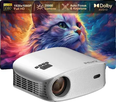 Produktbild von Projektor, 1080P Full HD, WiFi-Konnektivität, D8W