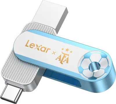 Image de Lexar D500 lecteur USB flash 128 Go USB Type-C/USB Type-A 3.2 Gen 1 (3.1 Gen 1) Multicolore