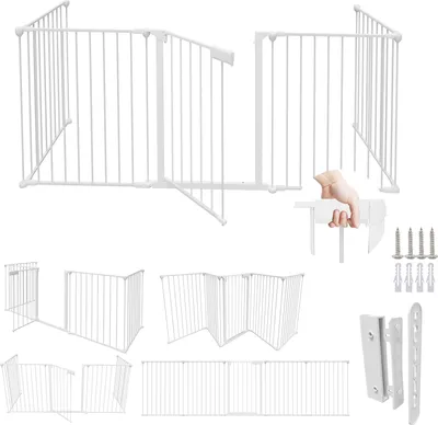Immagine prodotto di Griglia per camino Yakimz Griglia di sicurezza per bambini Griglia protettiva Griglia barriera forno Griglia circa 300 x 75 cm