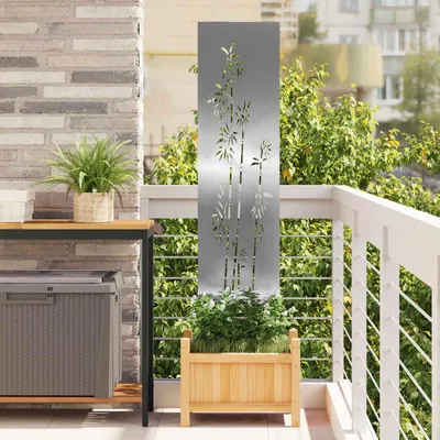 Zdjęcie produktu dla Ekran zapewniający prywatność w ogrodzie Srebrny 32 x 140 cm