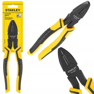 Zdjęcie produktu dla Szczypce uniwersalne kombinerki  200 mm STANLEY FATMAX DYNAGRIP