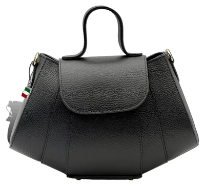 Produktbild von Florence Damen Schultertasche Echtleder Tasche schwarz D2OTF863S1