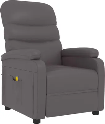 Produktbild von vidaXL Massagesessel Grau Kunstleder