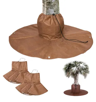Productafbeelding van Winterbescherming voor palmwortels – set van 2 – bruin – Ø 100 cm