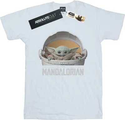 Produktbild von Star Wars - "The Mandalorian The Child" T-Shirt für Damen BI45666 (S) (Weiß)