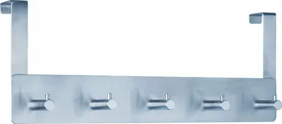 Produktbild von Türgarderobe Metall 35x7,5x13,5cm silber Packung mit 20 Stück