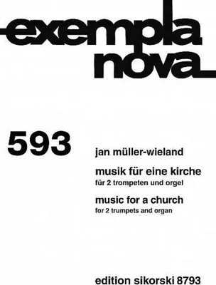 Produktbild von Musik für eine Kirchefür 2 Trompeten und Orgel