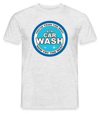 Produktbild von Spreadshirt Breaking Bad Car Wash Waschanlage Logo Männer T-Shirt, S, Grau meliert