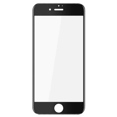 Zdjęcie produktu dla Etui ochronne na ekran Apple iPhone SE 2020 ze szkła pancernego 3D, czarne