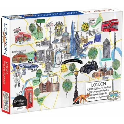 Obrázok produktu pre Galison Puzzle mapa Londýna 1000 dílků