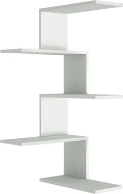 Produktbild von Regal Dmacr, Gestell, Wandregal, Mehrzweckregale, 52x30h109 cm, Weiß