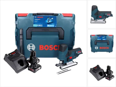 Obrázek produktu pro Bosch GST 12V-70 Profesionální akumulátorová přímočará pila 12 V + 2x akumulátor 6,0 Ah + nabíječka + L-Boxx