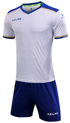 Immagine prodotto di Set a maniche corte Kelme Segovia bianco, blu 6 anni Bambini bianco, blu 6 anni
