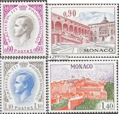 Produktbild von Briefmarken Monaco 1971 Mi 1017-1020 (kompl.Ausg.) postfrisch Freimarken