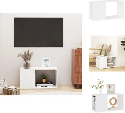 Obrázek produktu pro vidaXL TV skříňka bílá 60x24x32 cm materiál na bázi dřeva - TV nábytek