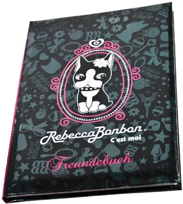 Produktbild von Goldbuch Freundebuch REBECCA BONBON schwarz 15x21 cm 72 illustrierte Seiten