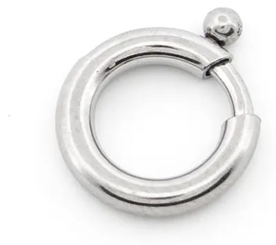 Produktbild von Vintageparts Federring 304 Edelstahl platinfarben 10mm 1 Stück