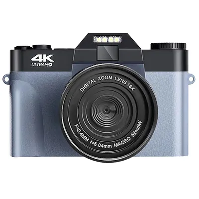 Produktbild von Kameras, DSLRs, Micro SLRs Eintrag 4K, HD, Retro,grau