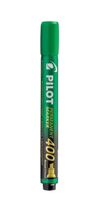Obrázok produktu pre Pilot Permanent Marker 400, Zelená, Viacfarebný, 4 mm, 4,5 mm, 1 kusov
