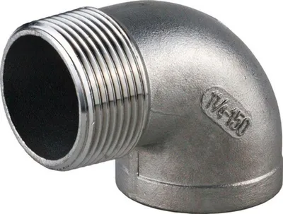 Productafbeelding van Schroefdraadfitting 90° met mannelijke en vrouwelijke schroefdraad, NPS=1 304