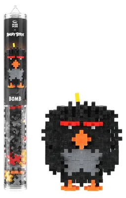 Produktbild von Plus-Plus Bausteinset 4430 Angry Birds Bomb, 110 Teile, Spielzeug, Bausatz