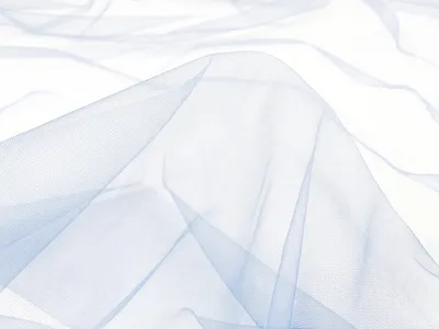 Produktbild von Tüll Stoff Meterware ca. 160 cm Breite, Hellblau